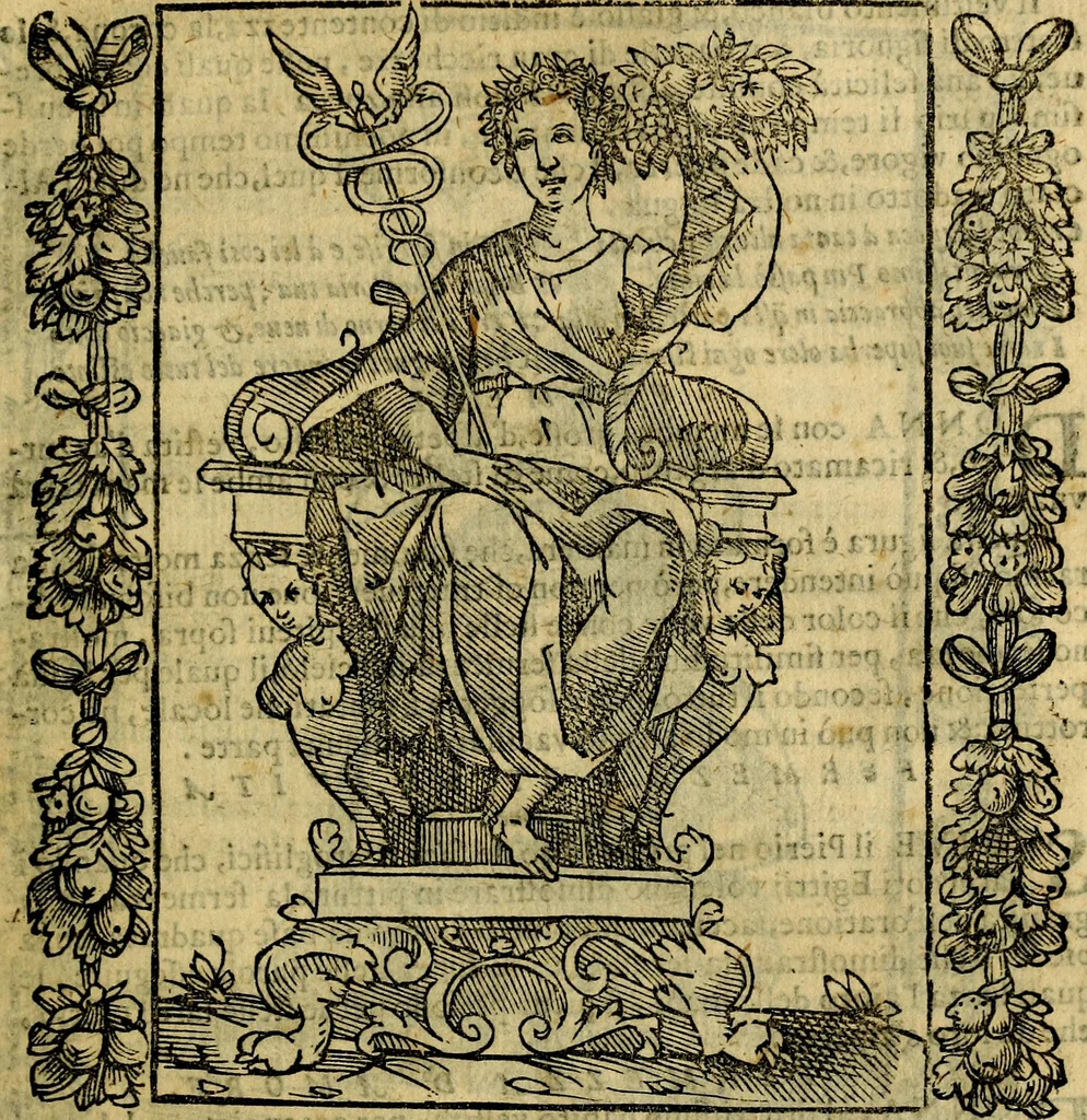 An illustration from Iconologia, overo Descrittione di diverse imagini cauate dall'antichità, & di propria inuentione,, 1603, leaf 178