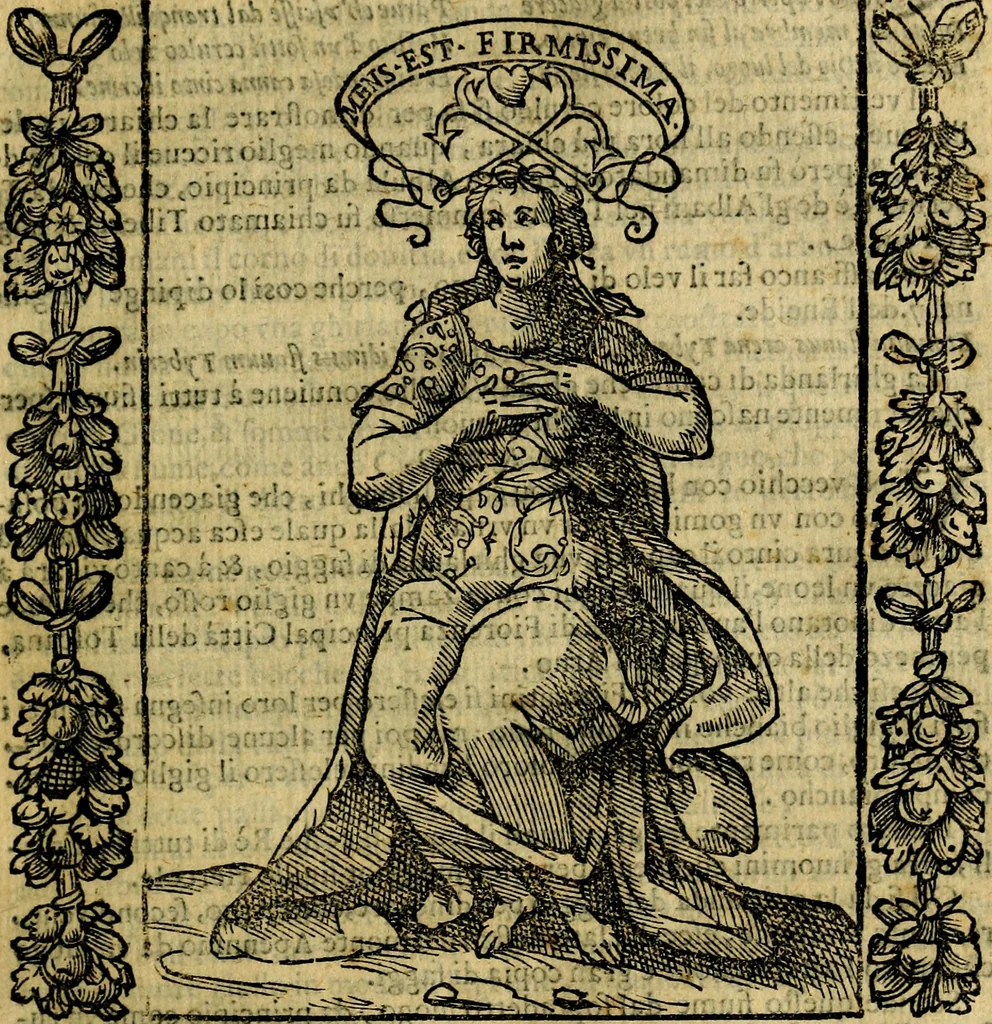 An illustration from Iconologia, overo Descrittione di diverse imagini cauate dall'antichità, & di propria inuentione,, 1603, leaf 180