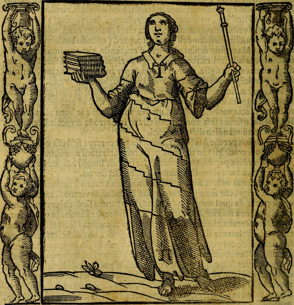 An illustration from Iconologia, overo Descrittione di diverse imagini cauate dall'antichità, & di propria inuentione,, 1603, leaf 187