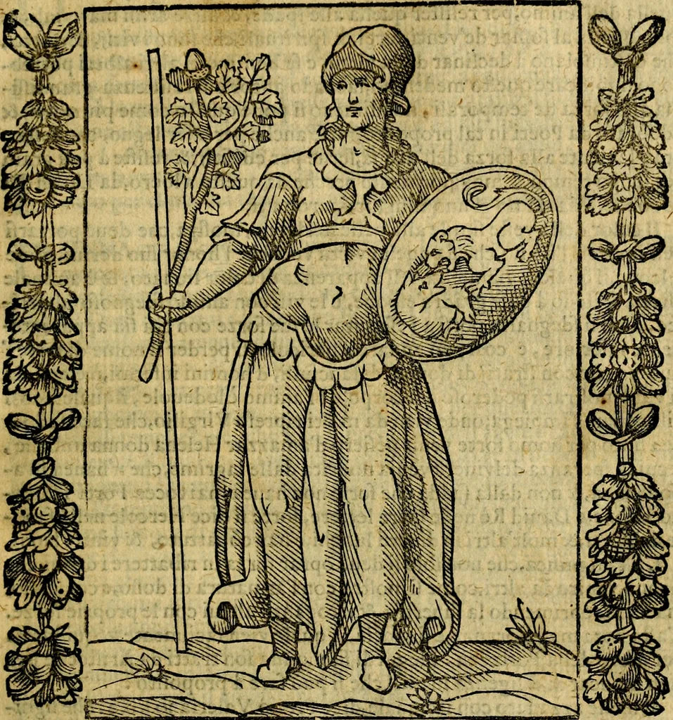 An illustration from Iconologia, overo Descrittione di diverse imagini cauate dall'antichità, & di propria inuentione,, 1603, leaf 190