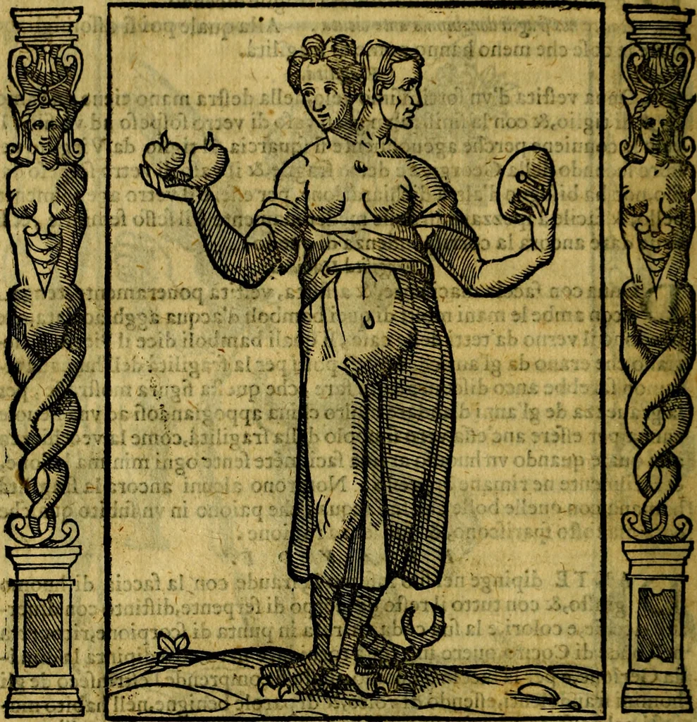An illustration from Iconologia, overo Descrittione di diverse imagini cauate dall'antichità, & di propria inuentione,, 1603, leaf 197