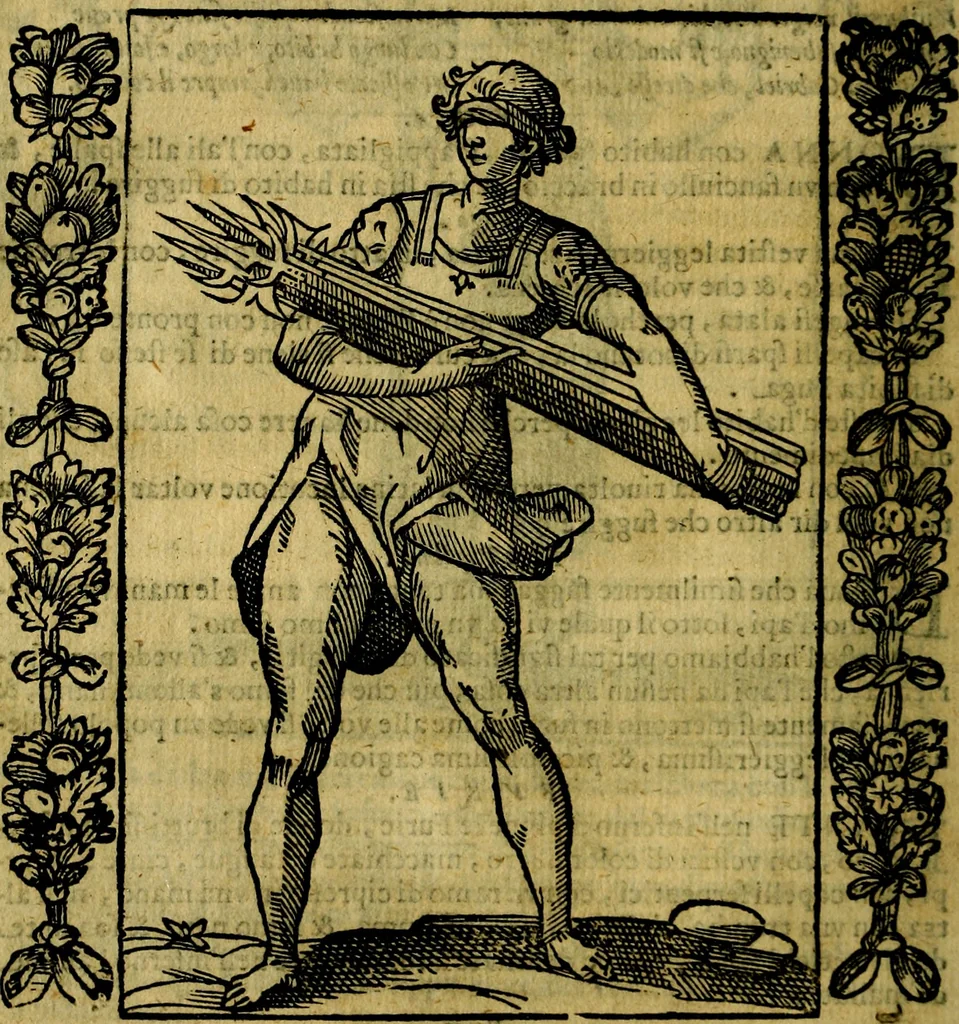 An illustration from Iconologia, overo Descrittione di diverse imagini cauate dall'antichità, & di propria inuentione,, 1603, leaf 199