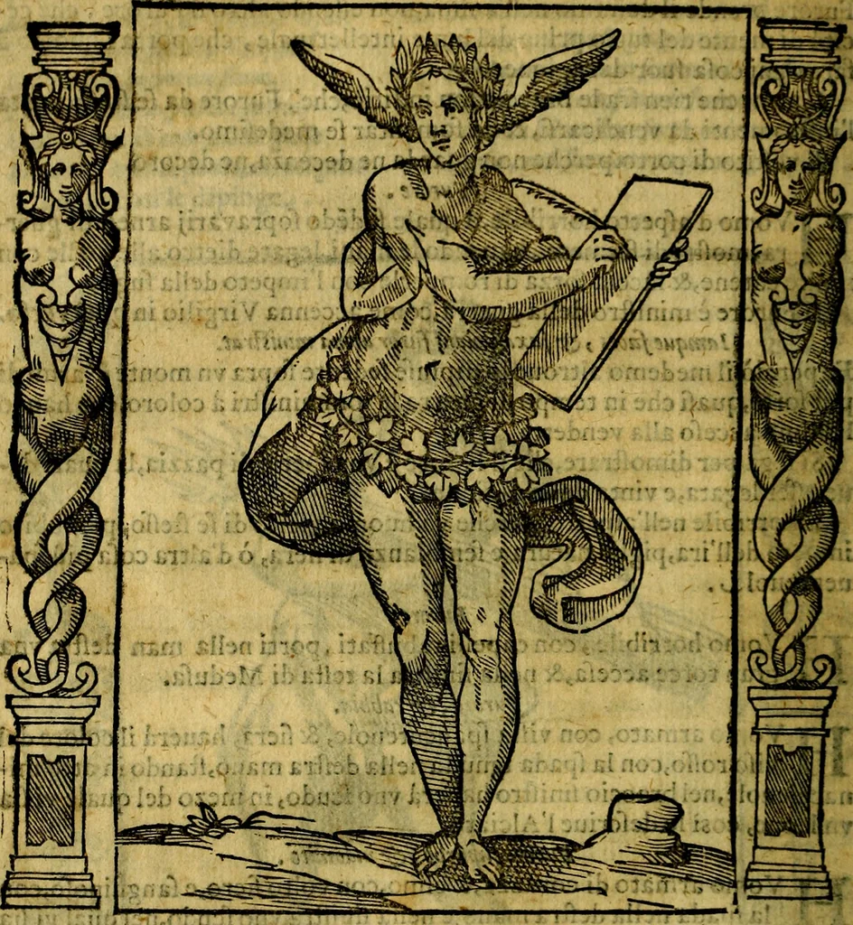 An illustration from Iconologia, overo Descrittione di diverse imagini cauate dall'antichità, & di propria inuentione,, 1603, leaf 201