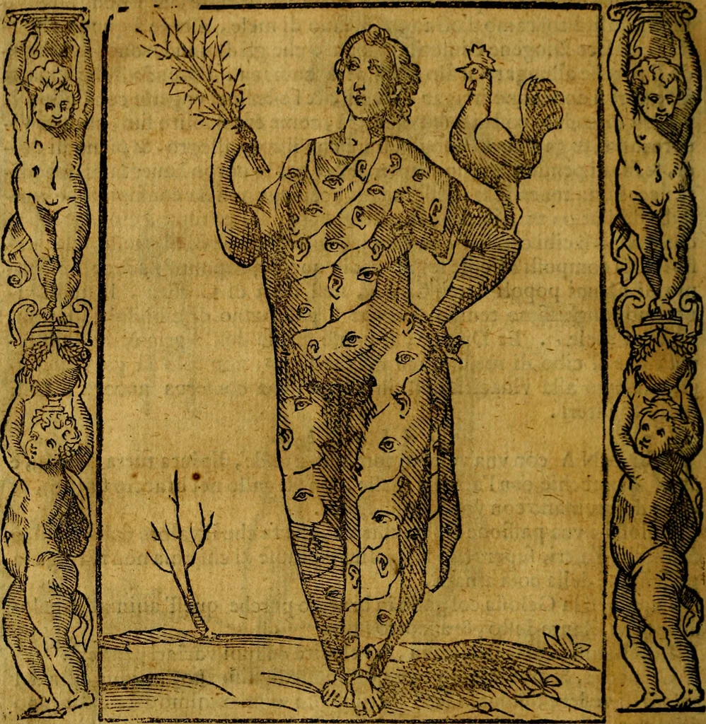 An illustration from Iconologia, overo Descrittione di diverse imagini cauate dall'antichità, & di propria inuentione,, 1603, leaf 205