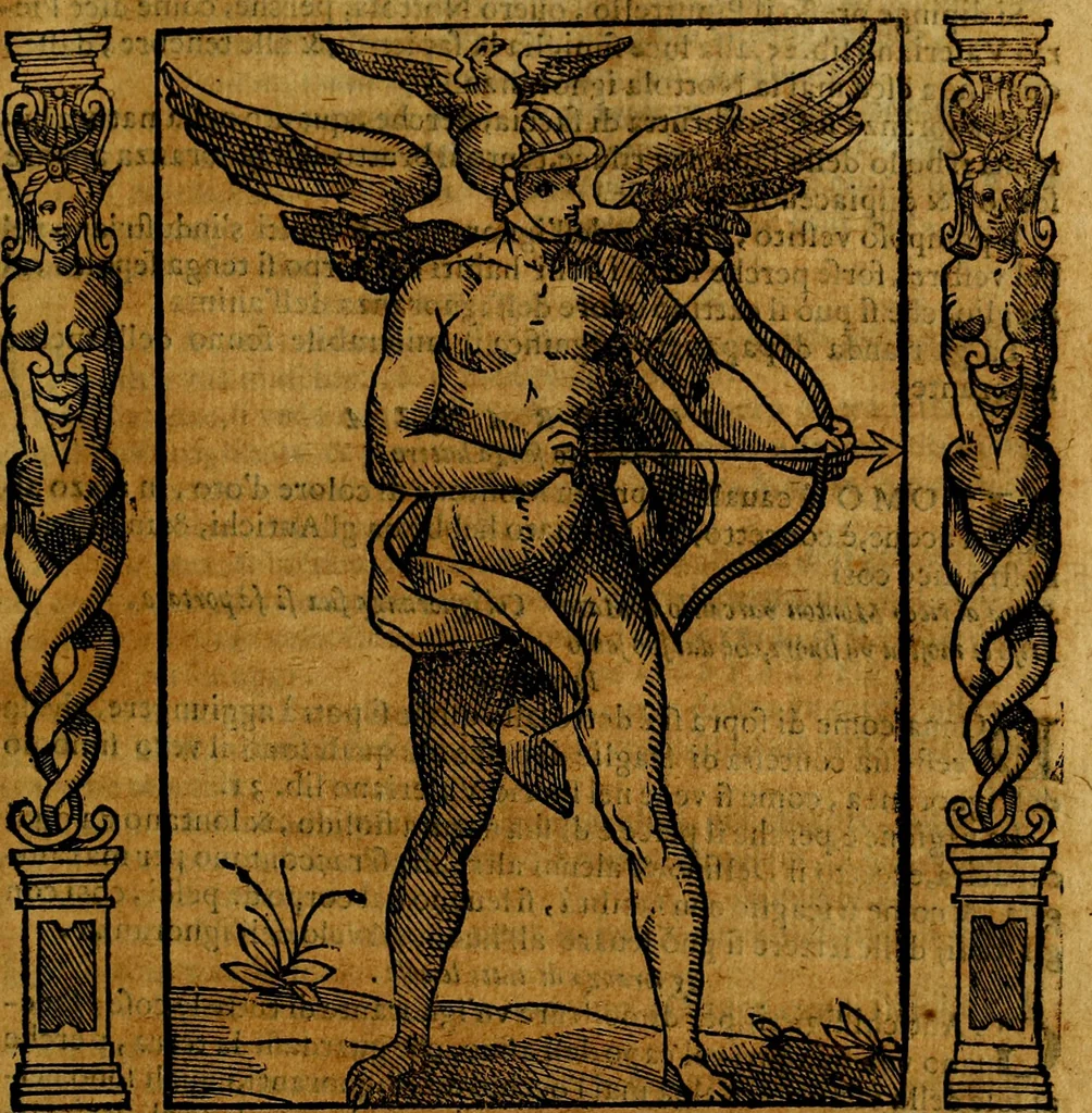 An illustration from Iconologia, overo Descrittione di diverse imagini cauate dall'antichità, & di propria inuentione,, 1603, leaf 244