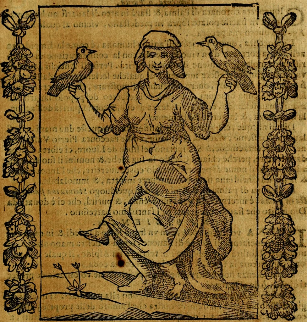 An illustration from Iconologia, overo Descrittione di diverse imagini cauate dall'antichità, & di propria inuentione,, 1603, leaf 258