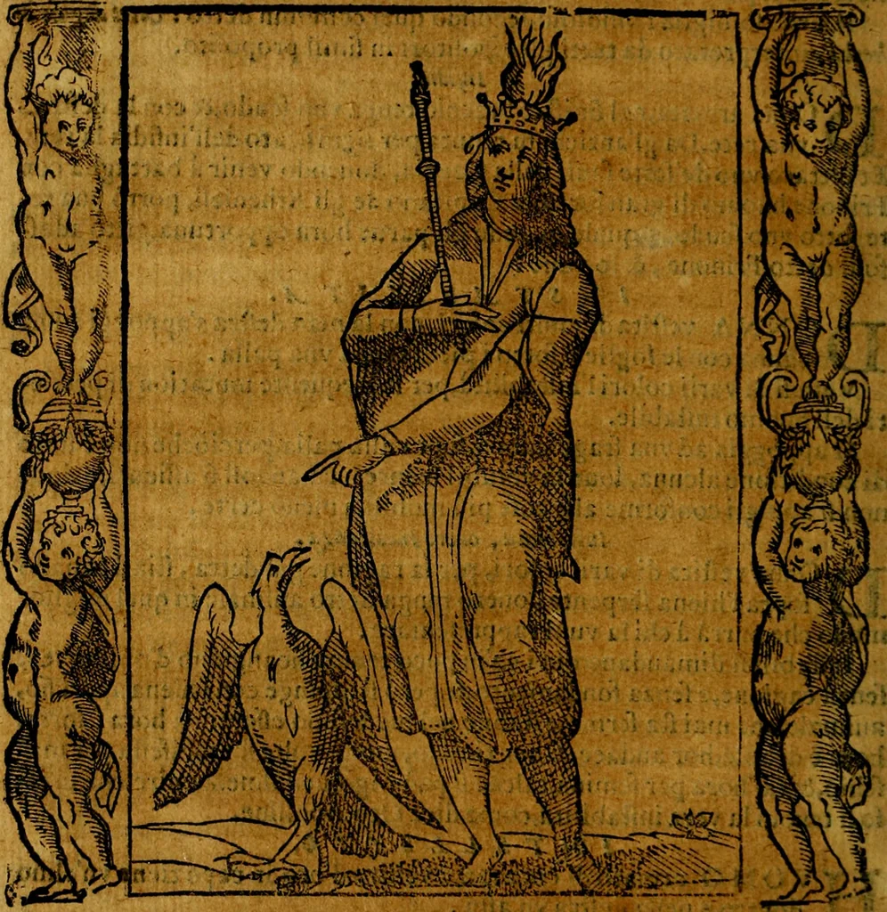 An illustration from Iconologia, overo Descrittione di diverse imagini cauate dall'antichità, & di propria inuentione,, 1603, leaf 261