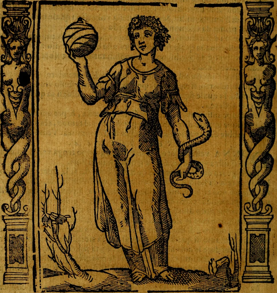 An illustration from Iconologia, overo Descrittione di diverse imagini cauate dall'antichità, & di propria inuentione,, 1603, leaf 263
