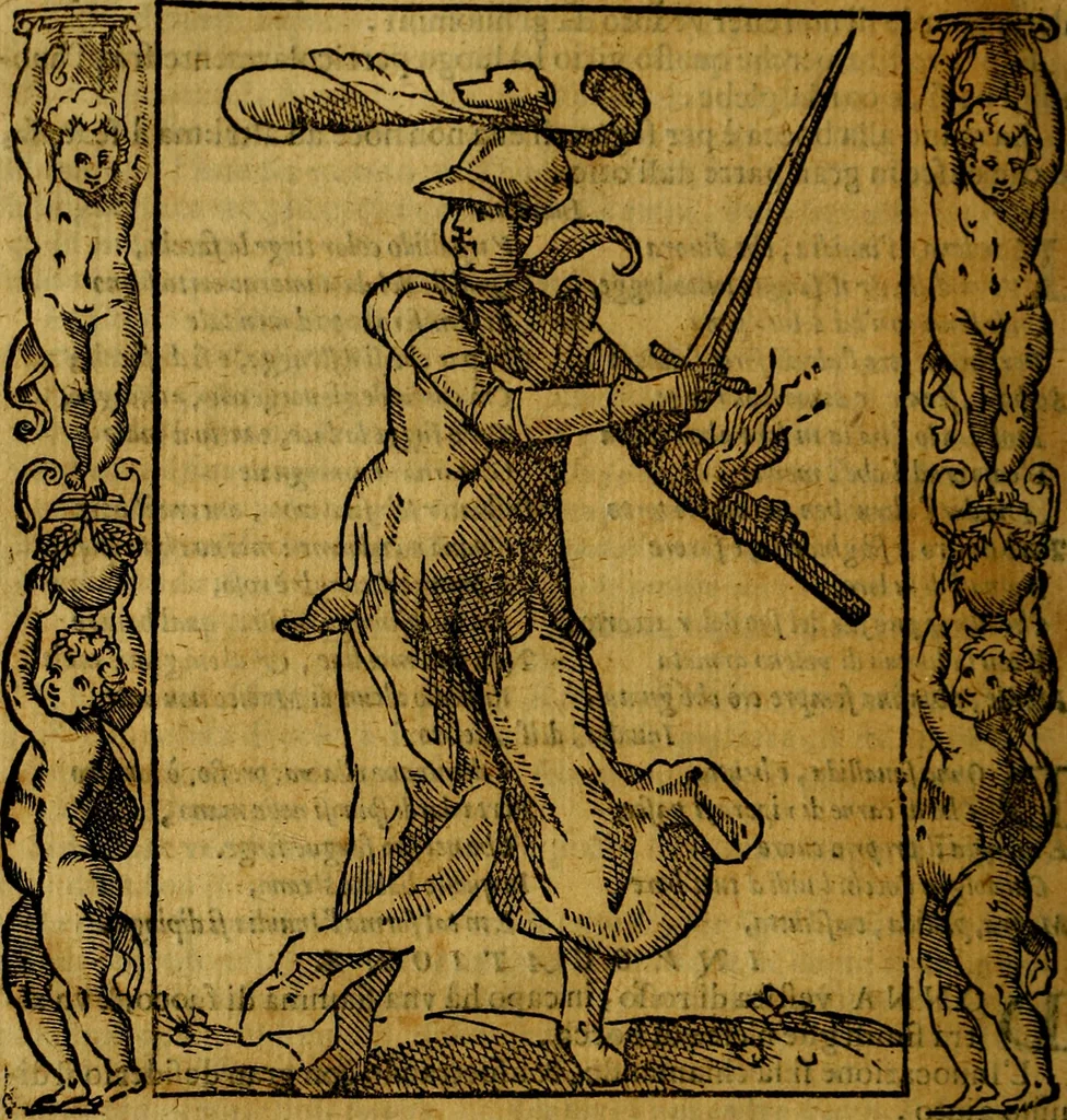 An illustration from Iconologia, overo Descrittione di diverse imagini cauate dall'antichità, & di propria inuentione,, 1603, leaf 267
