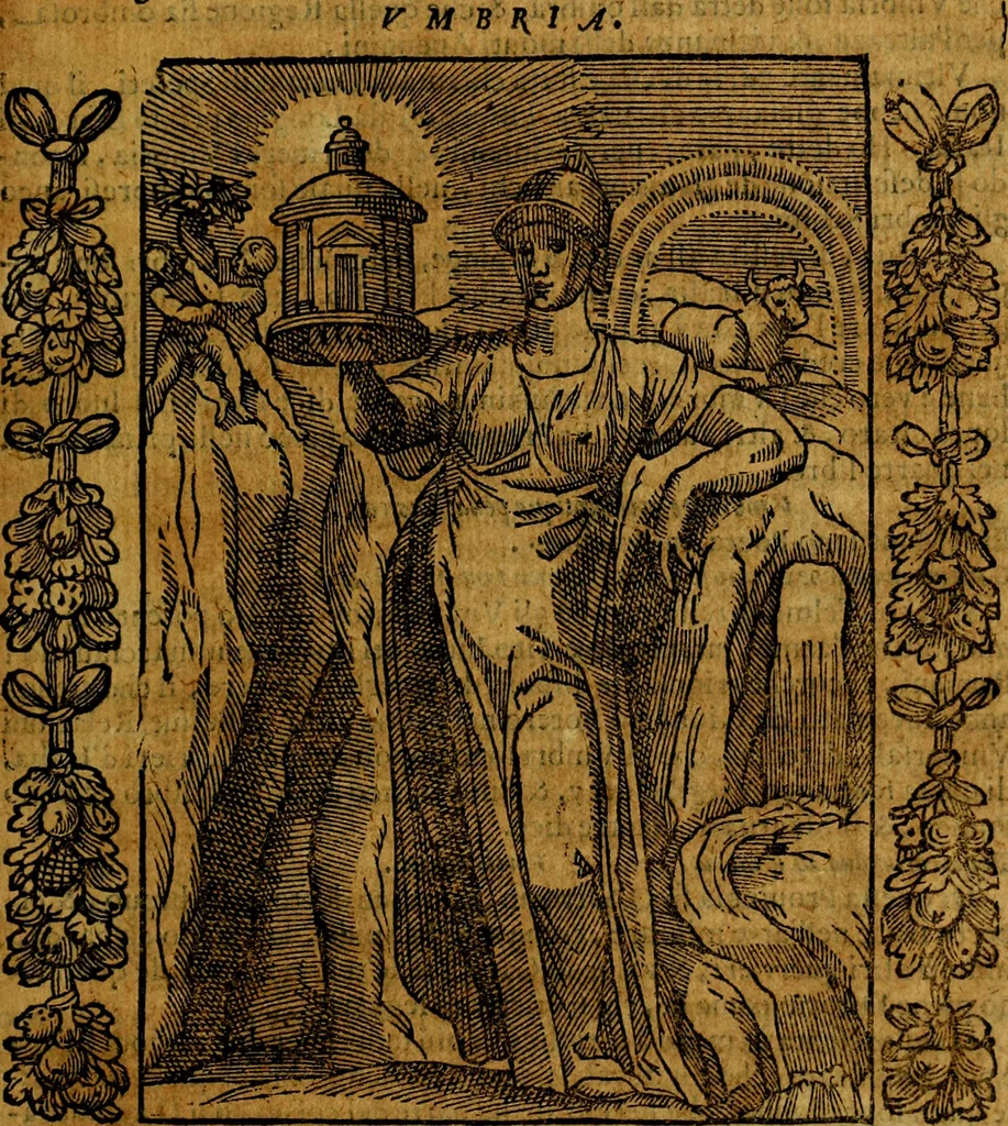 An illustration from Iconologia, overo Descrittione di diverse imagini cauate dall'antichità, & di propria inuentione,, 1603, leaf 278