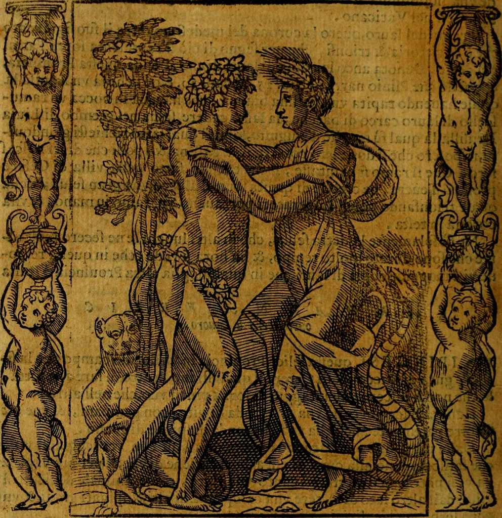 An illustration from Iconologia, overo Descrittione di diverse imagini cauate dall'antichità, & di propria inuentione,, 1603, leaf 285