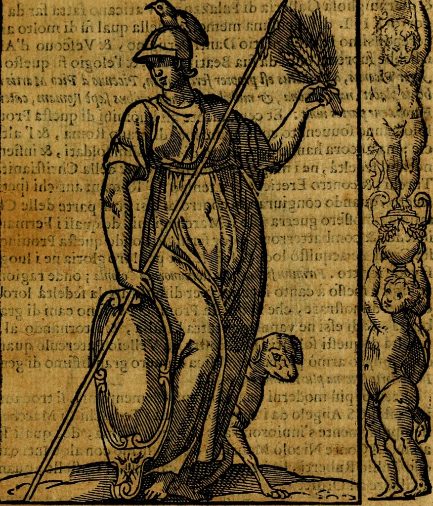 An illustration from Iconologia, overo Descrittione di diverse imagini cauate dall'antichità, & di propria inuentione,, 1603, leaf 292