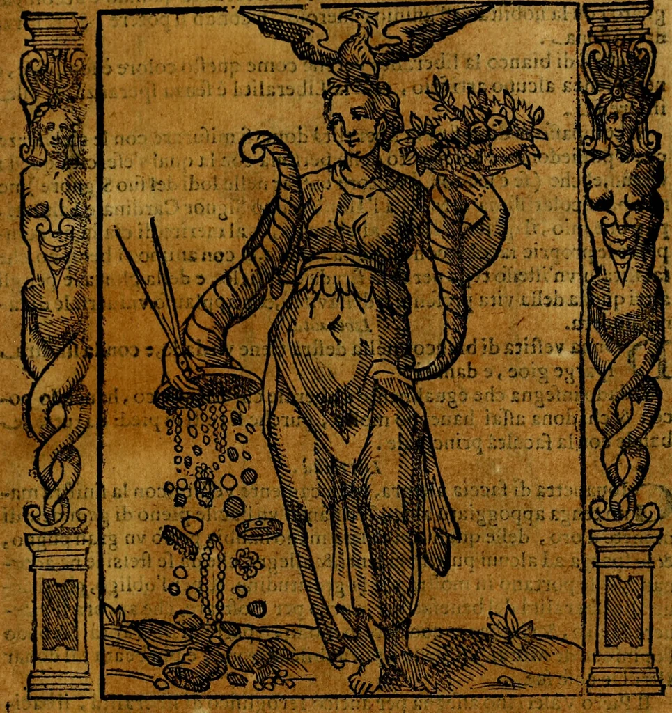 An illustration from Iconologia, overo Descrittione di diverse imagini cauate dall'antichità, & di propria inuentione,, 1603, leaf 314
