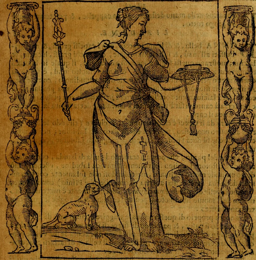 An illustration from Iconologia, overo Descrittione di diverse imagini cauate dall'antichità, & di propria inuentione,, 1603, leaf 316