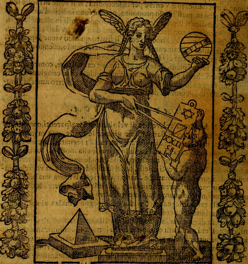 An illustration from Iconologia, overo Descrittione di diverse imagini cauate dall'antichità, & di propria inuentione,, 1603, leaf 331