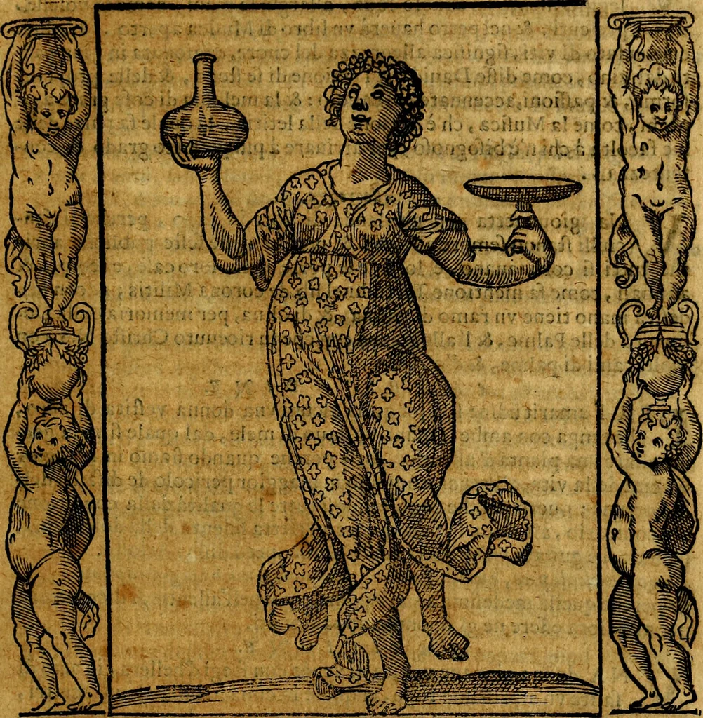 An illustration from Iconologia, overo Descrittione di diverse imagini cauate dall'antichità, & di propria inuentione,, 1603, leaf 38