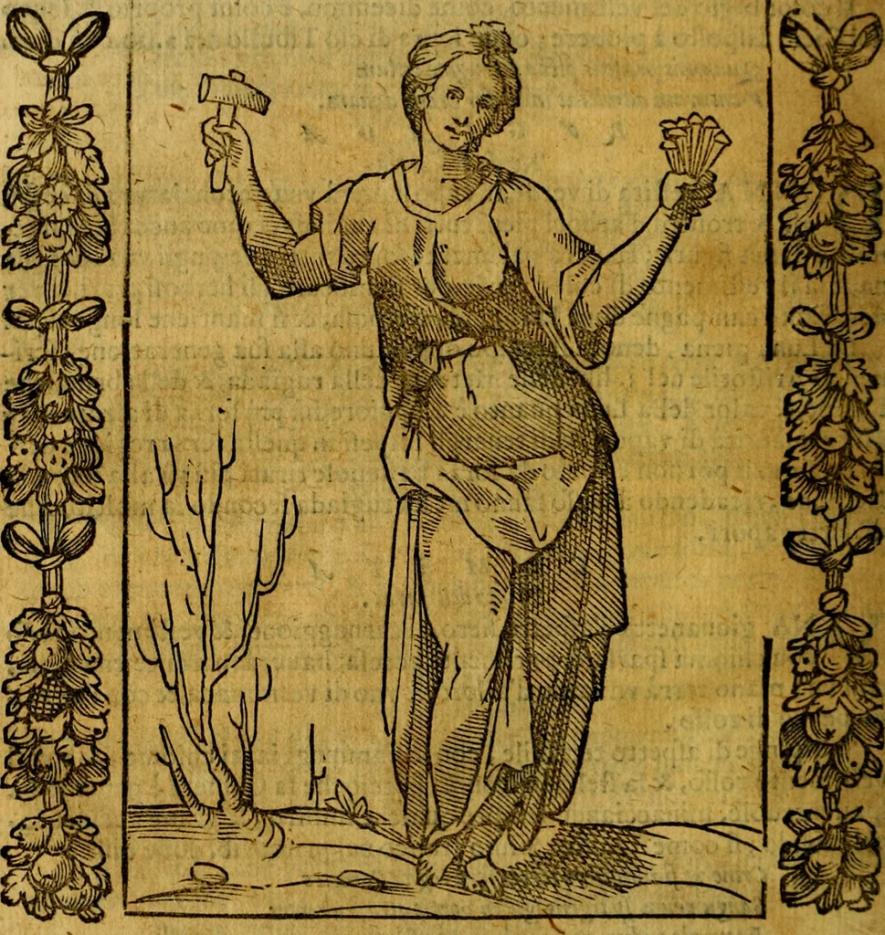 An illustration from Iconologia, overo Descrittione di diverse imagini cauate dall'antichità, & di propria inuentione,, 1603, leaf 381