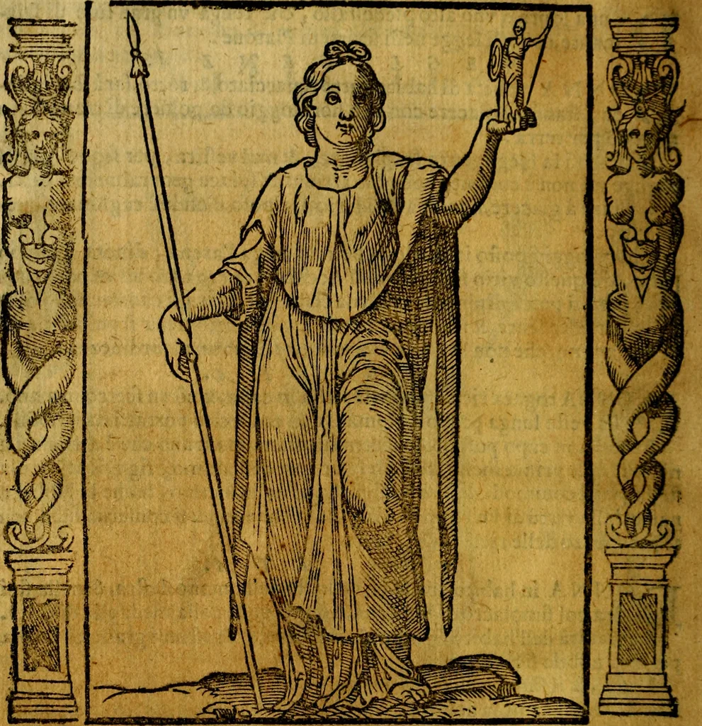 An illustration from Iconologia, overo Descrittione di diverse imagini cauate dall'antichità, & di propria inuentione,, 1603, leaf 383