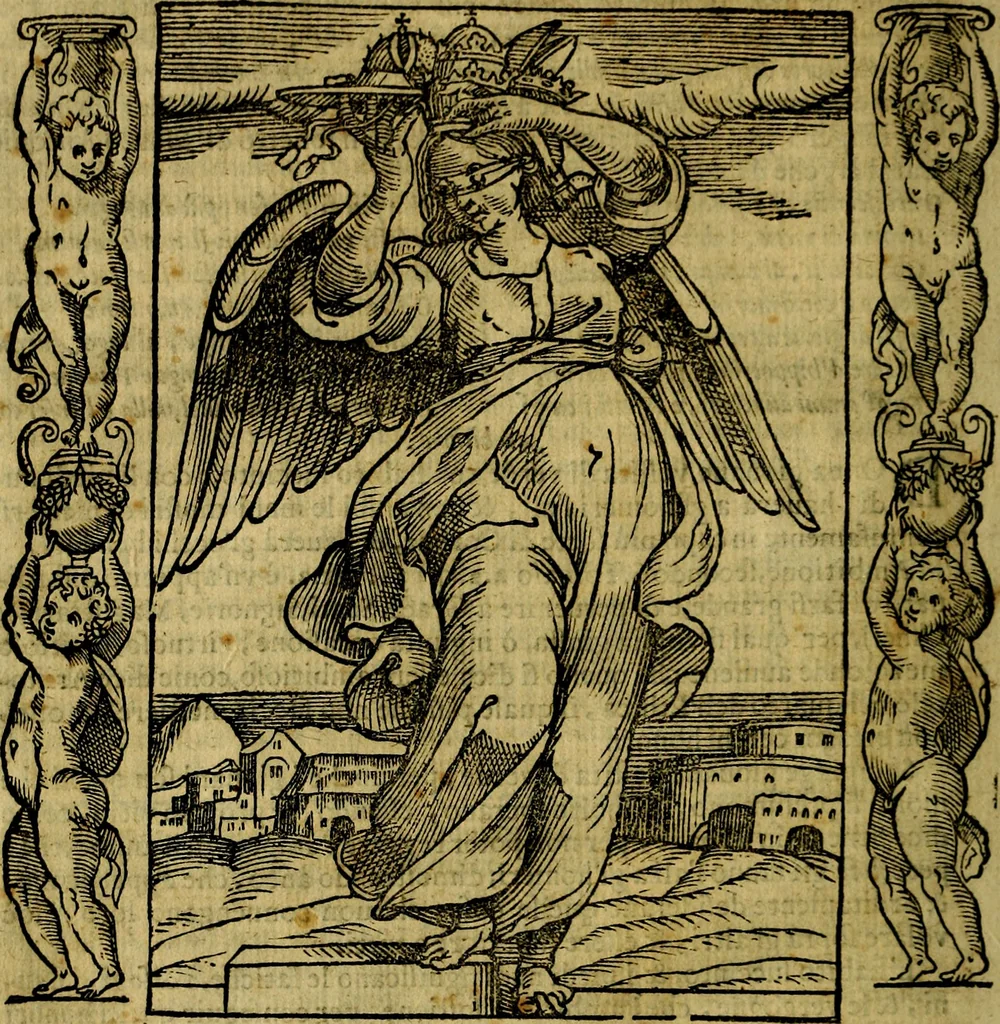 An illustration from Iconologia, overo Descrittione di diverse imagini cauate dall'antichità, & di propria inuentione,, 1603, leaf 41