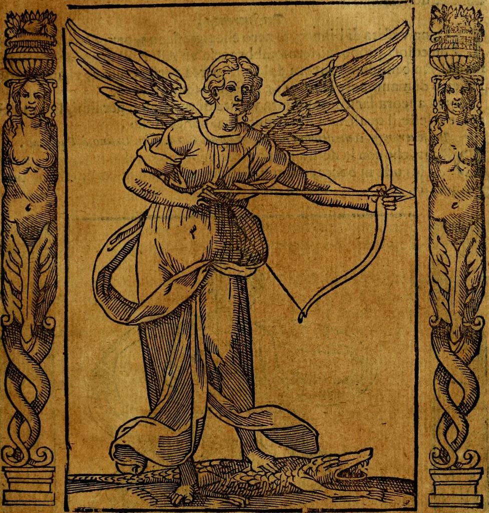 An illustration from Iconologia, overo Descrittione di diverse imagini cauate dall'antichità, & di propria inuentione,, 1603, leaf 416