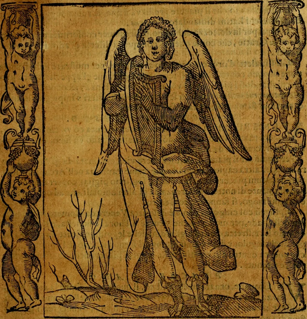 An illustration from Iconologia, overo Descrittione di diverse imagini cauate dall'antichità, & di propria inuentione,, 1603, leaf 422