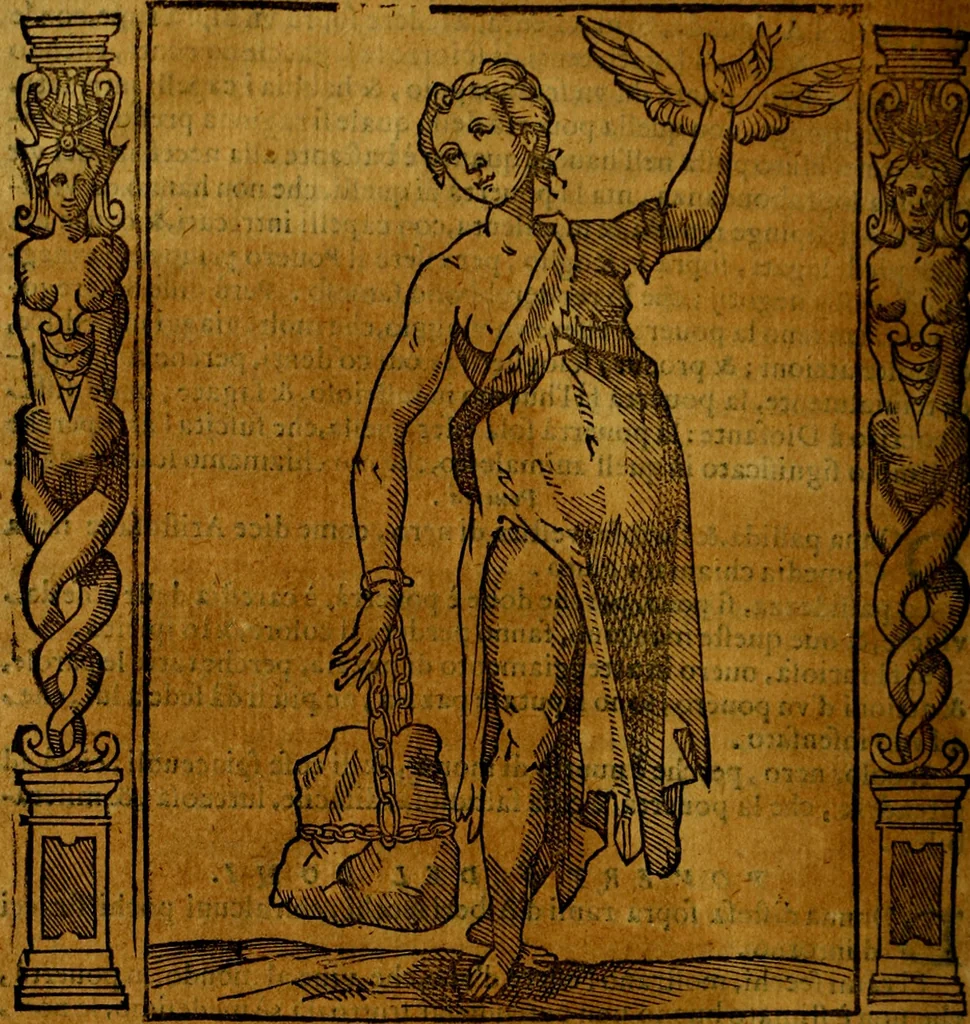 An illustration from Iconologia, overo Descrittione di diverse imagini cauate dall'antichità, & di propria inuentione,, 1603, leaf 433