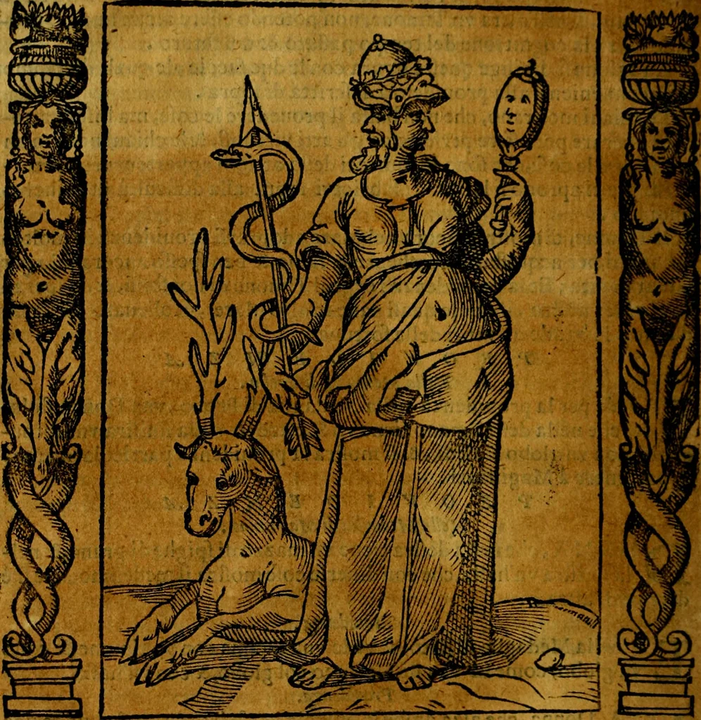 An illustration from Iconologia, overo Descrittione di diverse imagini cauate dall'antichità, & di propria inuentione,, 1603, leaf 439