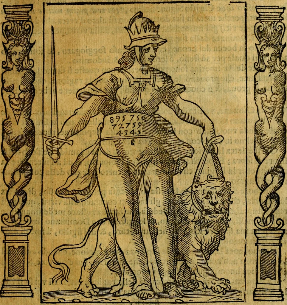 An illustration from Iconologia, overo Descrittione di diverse imagini cauate dall'antichità, & di propria inuentione,, 1603, leaf 448