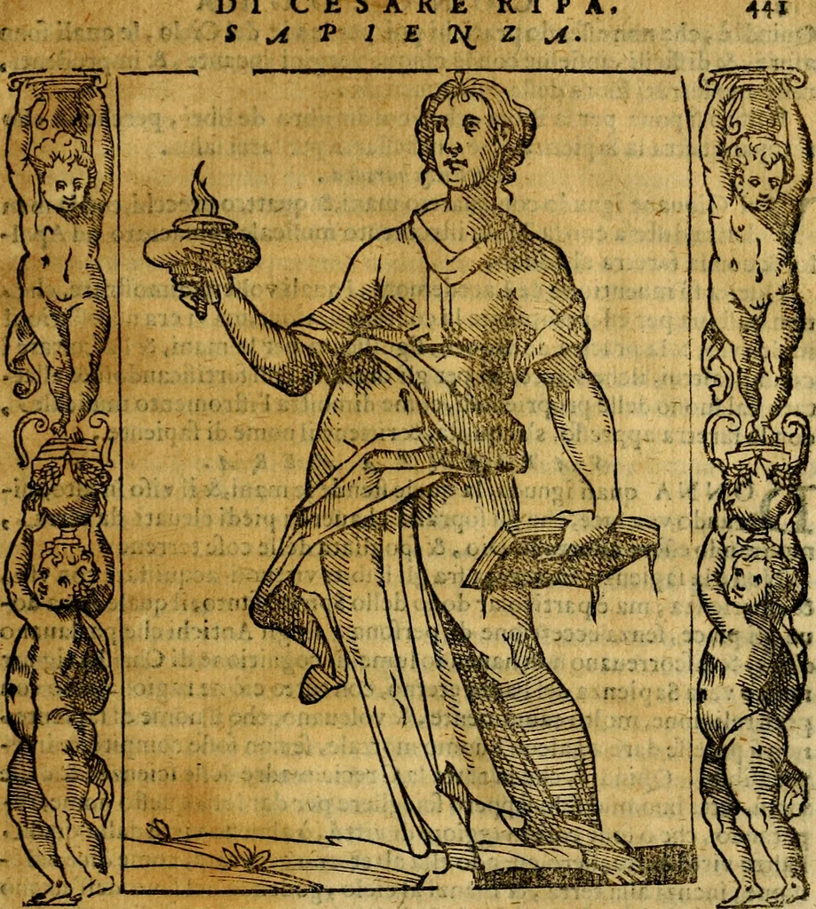 An illustration from Iconologia, overo Descrittione di diverse imagini cauate dall'antichità, & di propria inuentione,, 1603, leaf 464
