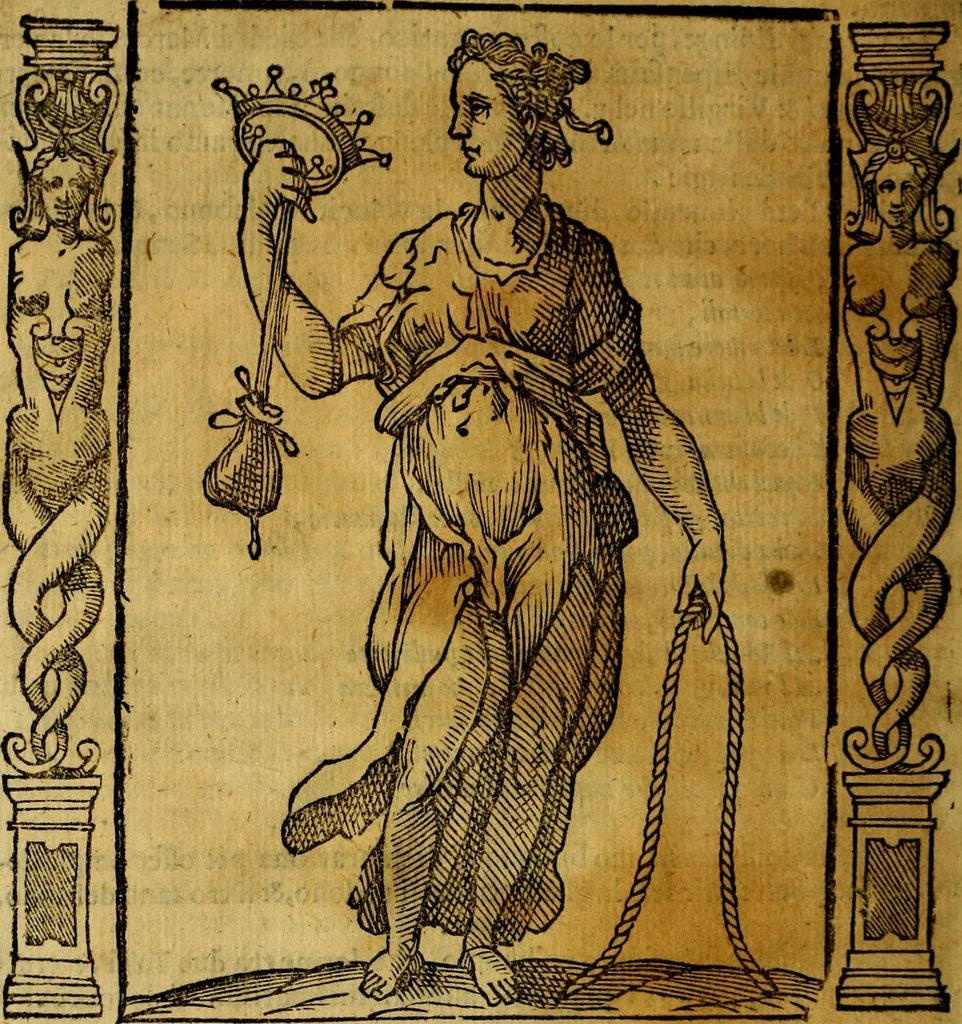 An illustration from Iconologia, overo Descrittione di diverse imagini cauate dall'antichità, & di propria inuentione,, 1603, leaf 489