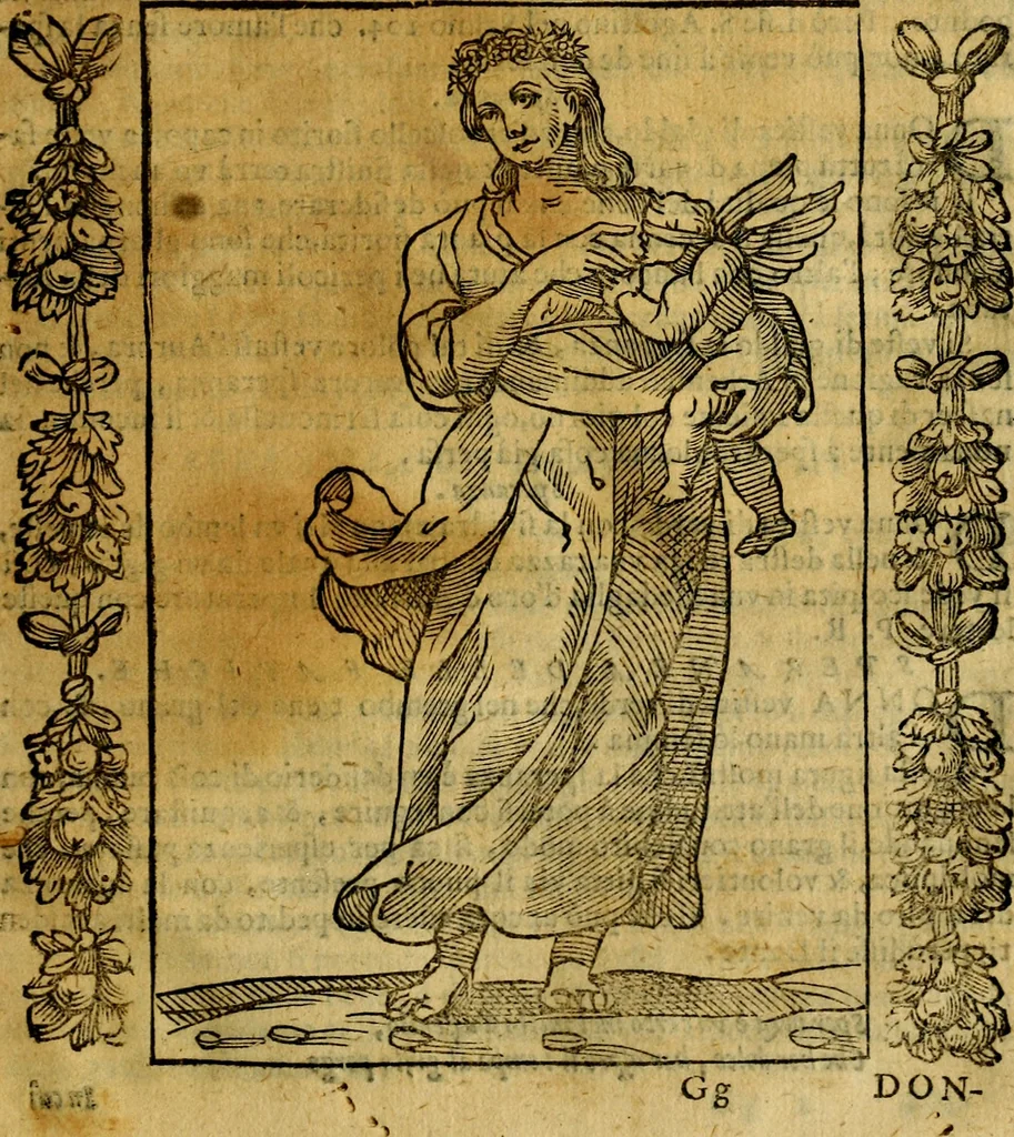 An illustration from Iconologia, overo Descrittione di diverse imagini cauate dall'antichità, & di propria inuentione,, 1603, leaf 492