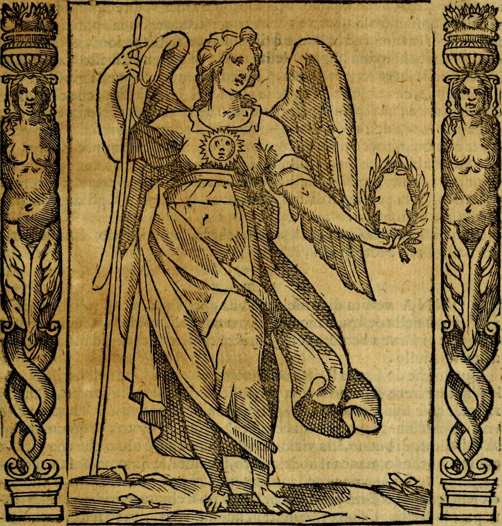 An illustration from Iconologia, overo Descrittione di diverse imagini cauate dall'antichità, & di propria inuentione,, 1603, leaf 534