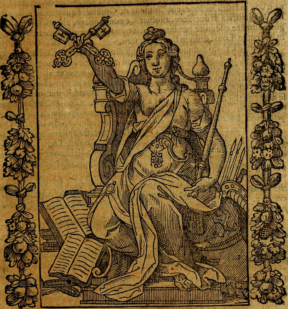 An illustration from Iconologia, overo Descrittione di diverse imagini cauate dall'antichità, & di propria inuentione,, 1603, leaf 62