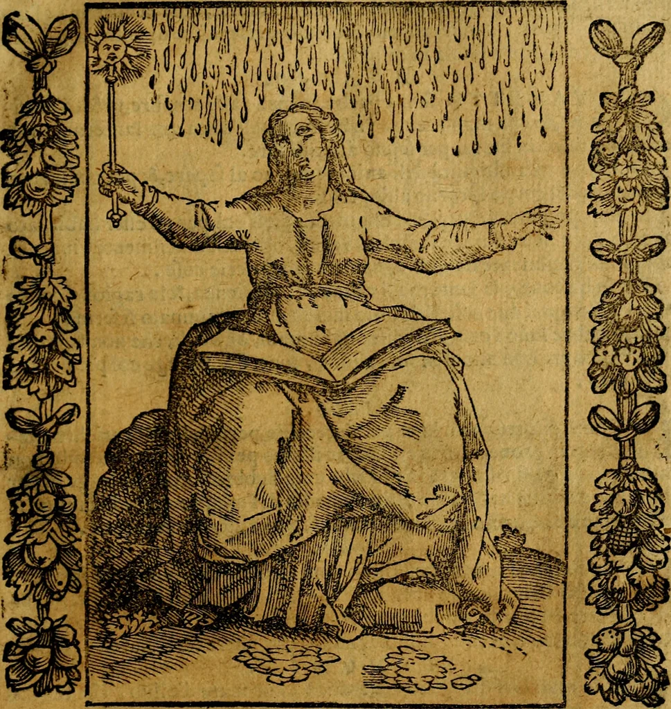 An illustration from Iconologia, overo Descrittione di diverse imagini cauate dall'antichità, & di propria inuentione,, 1603, leaf 136