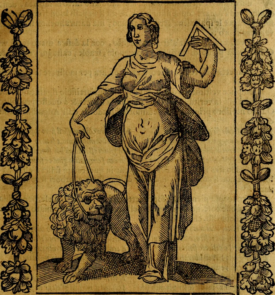 An illustration from Iconologia, overo Descrittione di diverse imagini cauate dall'antichità, & di propria inuentione,, 1603, leaf 154