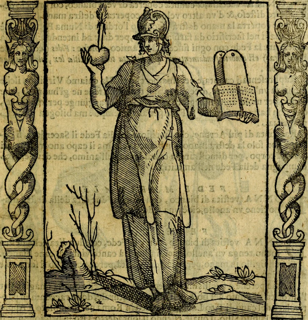 An illustration from Iconologia, overo Descrittione di diverse imagini cauate dall'antichità, & di propria inuentione,, 1603, leaf 170