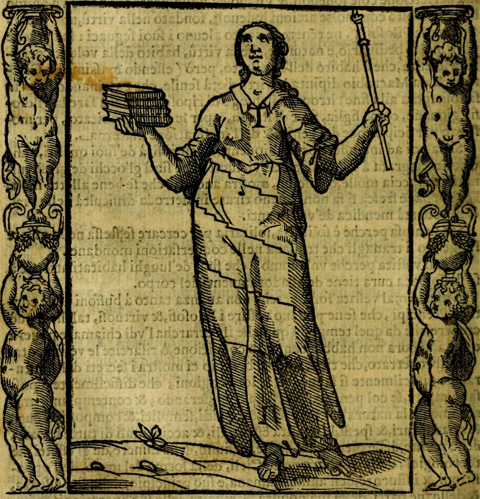 An illustration from Iconologia, overo Descrittione di diverse imagini cauate dall'antichità, & di propria inuentione,, 1603, leaf 183