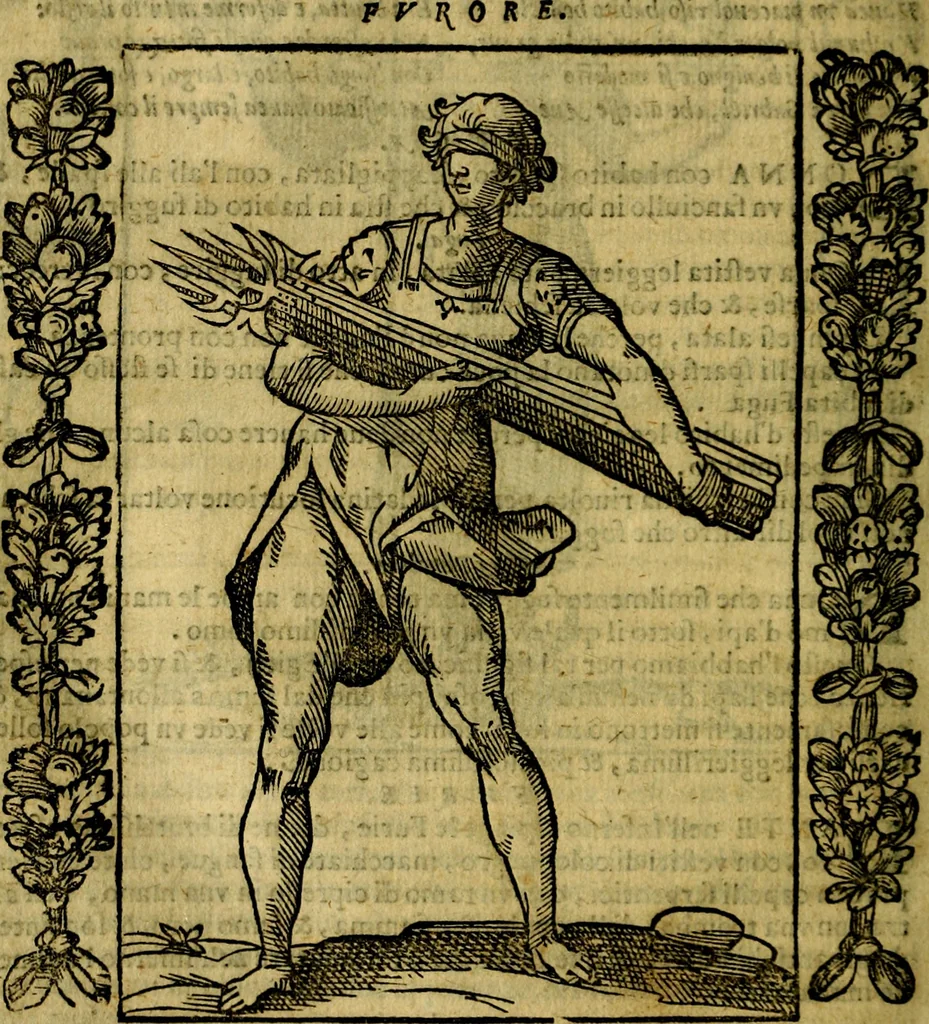 An illustration from Iconologia, overo Descrittione di diverse imagini cauate dall'antichità, & di propria inuentione,, 1603, leaf 195