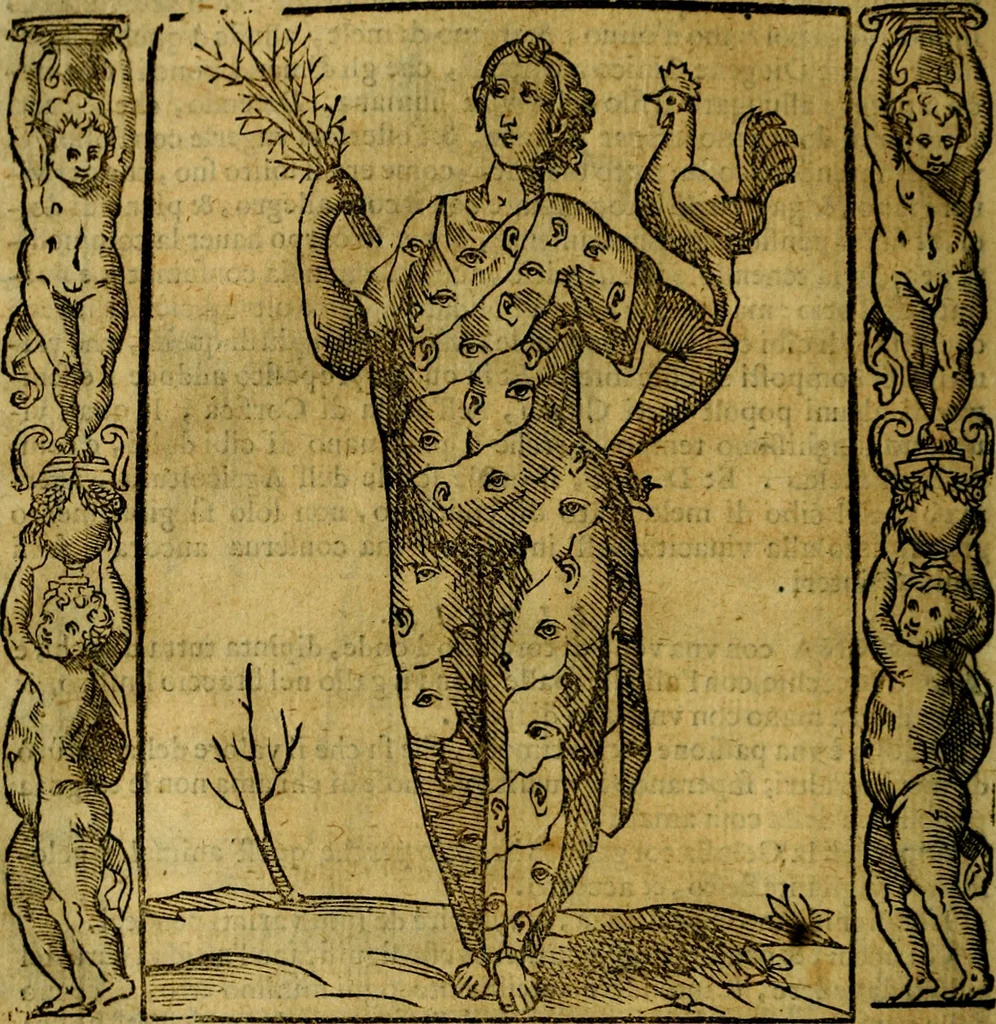 An illustration from Iconologia, overo Descrittione di diverse imagini cauate dall'antichità, & di propria inuentione,, 1603, leaf 201