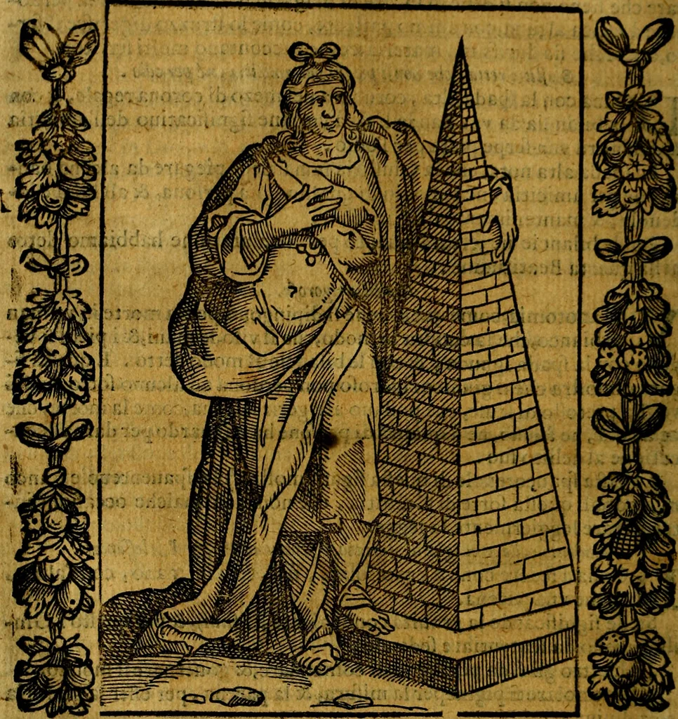 An illustration from Iconologia, overo Descrittione di diverse imagini cauate dall'antichità, & di propria inuentione,, 1603, leaf 209