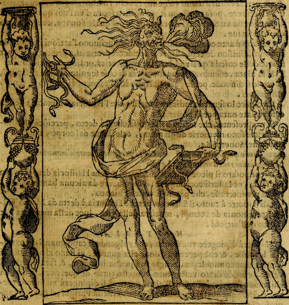 An illustration from Iconologia, overo Descrittione di diverse imagini cauate dall'antichità, & di propria inuentione,, 1603, leaf 236