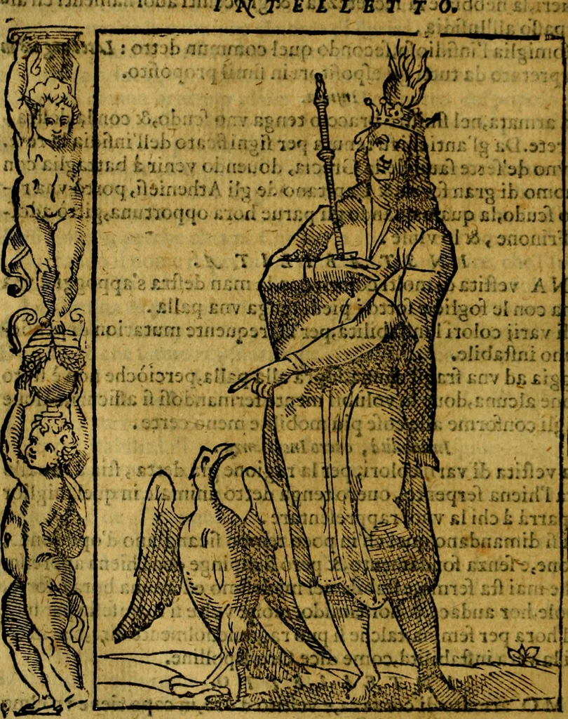 An illustration from Iconologia, overo Descrittione di diverse imagini cauate dall'antichità, & di propria inuentione,, 1603, leaf 257
