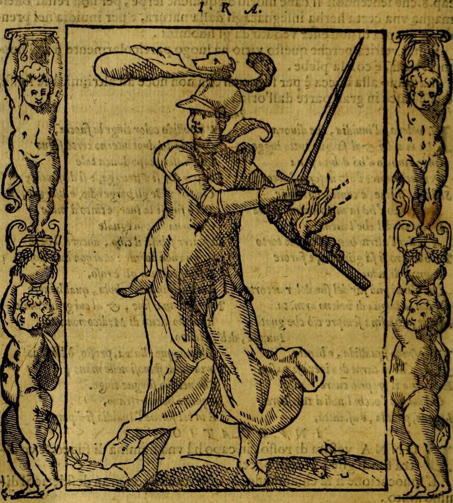 An illustration from Iconologia, overo Descrittione di diverse imagini cauate dall'antichità, & di propria inuentione,, 1603, leaf 263
