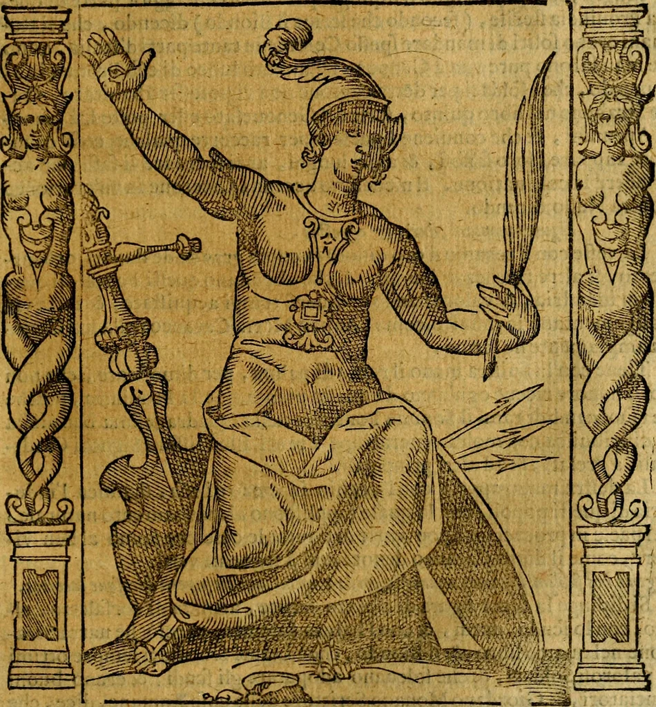 An illustration from Iconologia, overo Descrittione di diverse imagini cauate dall'antichità, & di propria inuentione,, 1603, leaf 268