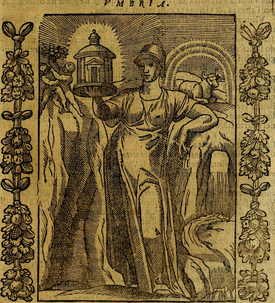 An illustration from Iconologia, overo Descrittione di diverse imagini cauate dall'antichità, & di propria inuentione,, 1603, leaf 274