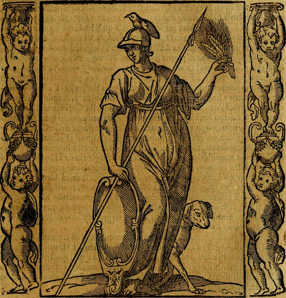 An illustration from Iconologia, overo Descrittione di diverse imagini cauate dall'antichità, & di propria inuentione,, 1603, leaf 288