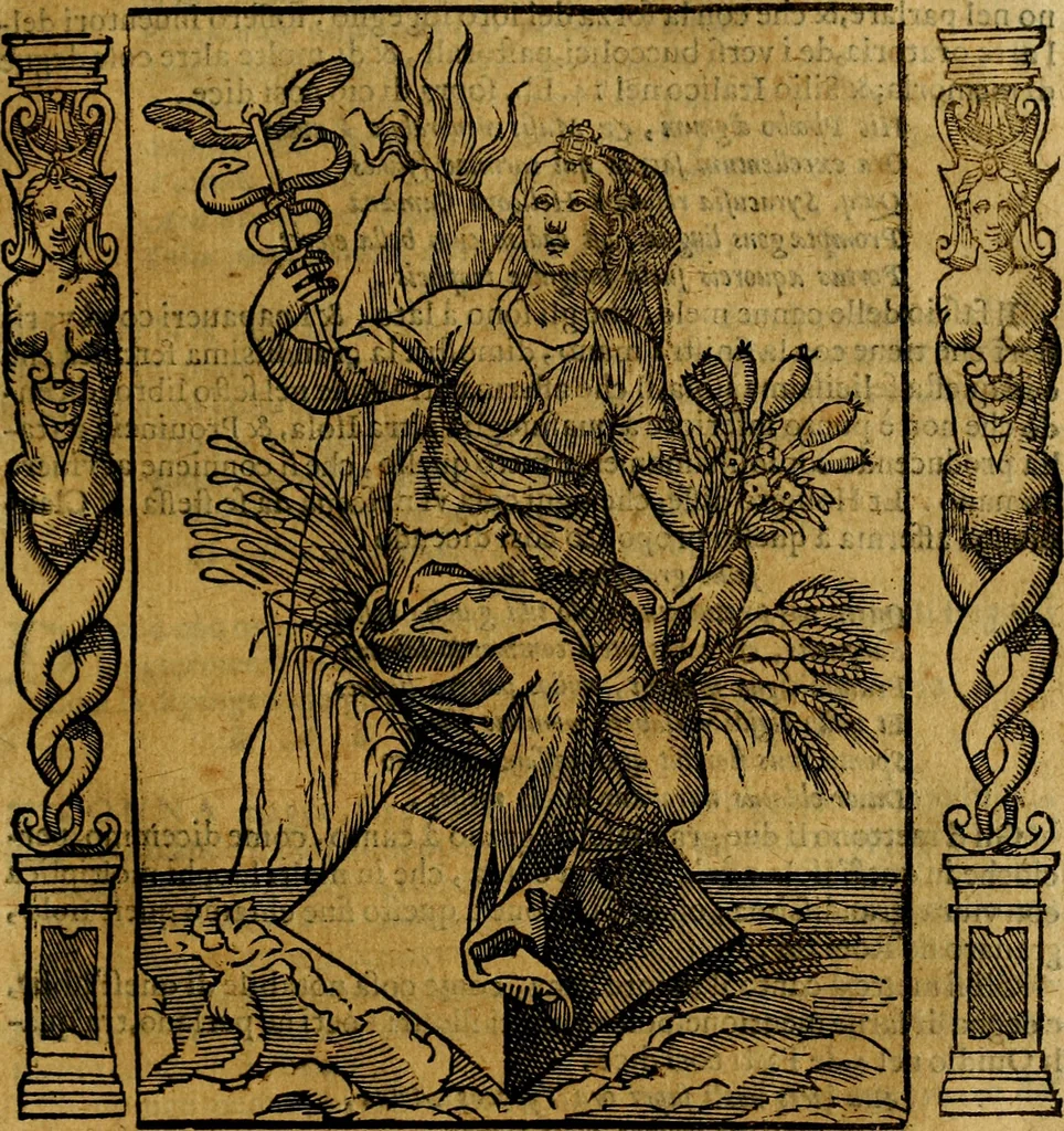 An illustration from Iconologia, overo Descrittione di diverse imagini cauate dall'antichità, & di propria inuentione,, 1603, leaf 306