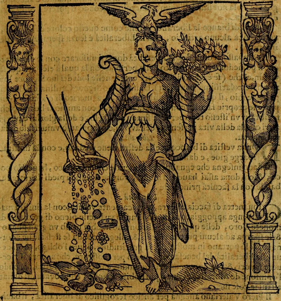 An illustration from Iconologia, overo Descrittione di diverse imagini cauate dall'antichità, & di propria inuentione,, 1603, leaf 310