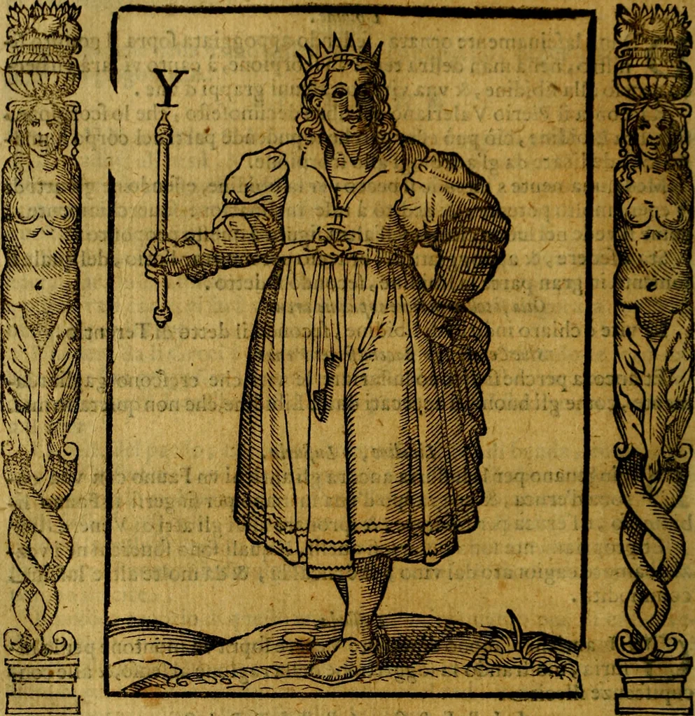 An illustration from Iconologia, overo Descrittione di diverse imagini cauate dall'antichità, & di propria inuentione,, 1603, leaf 315