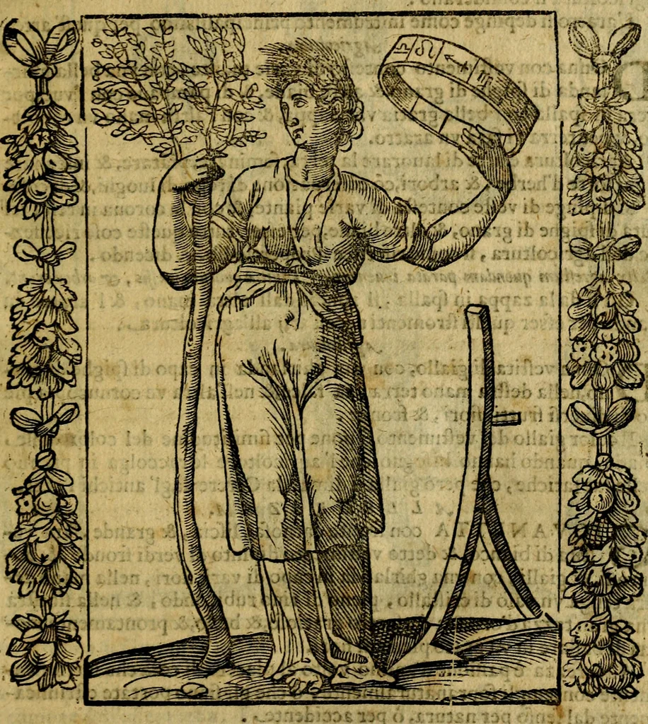 An illustration from Iconologia, overo Descrittione di diverse imagini cauate dall'antichità, & di propria inuentione,, 1603, leaf 34